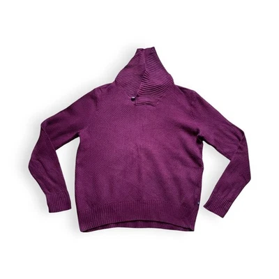 Nautica Pullover Sweatshirt Shipwreck Herren langarm Gr. S lila,violett Super! ✅ - Bild 1 von 4