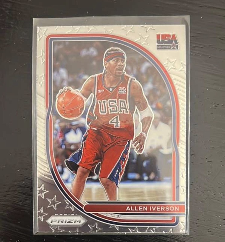 2020 PANINI PRIZM USA BASKETBALL SILVER #1 ALLEN IVERSON