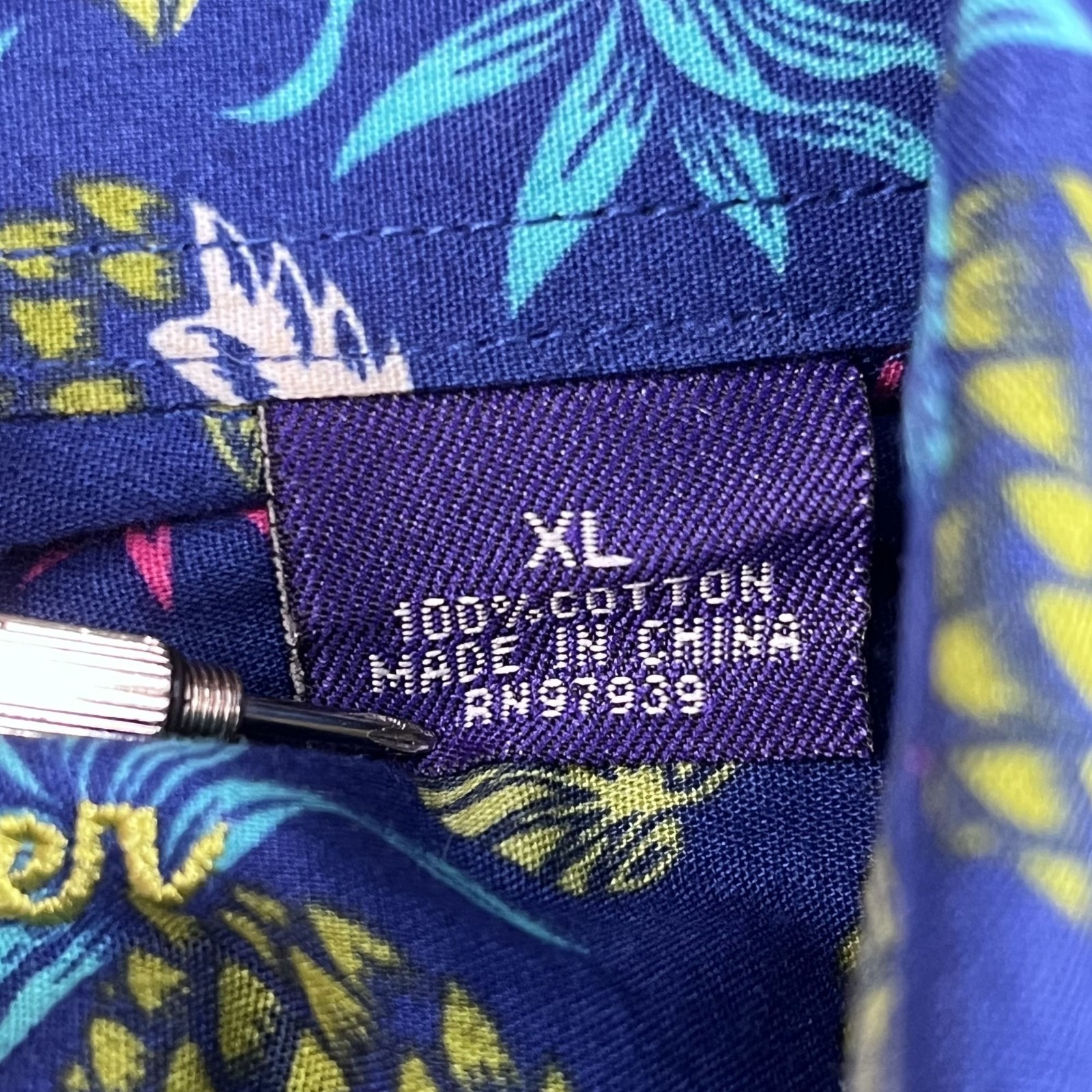 Alan Flusser Mens Pineapple Pattern Button Down S… - image 3