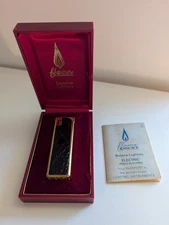 Vintage Flame Crest Stainless Butane Lighter