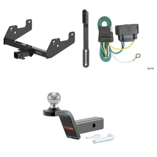 CURT Tow Package Trailer Hitch Wiring Harness #45155 Ball Mount Pin & Clip 13475