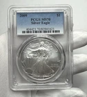2009 American Silver Eagle PCGS MS70 1 oz .999 Fine Silver $1 Coin