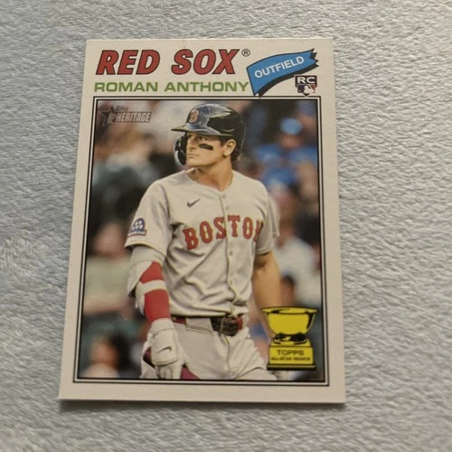 Roman Anthony 2026 Topps Heritage #86 Boston Red Sox Rookie card