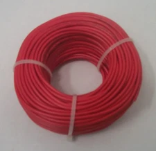 20 AWG tinned copper stranded hook up wire, 100 feet RED UL1007