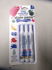 Miss Mouth's Messy Eater Stain Treater Pens for Baby  Kids, 3 Pack