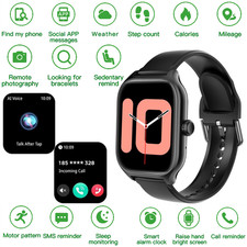 Smart Watch With Voice Assis And Music Play Fitness Tracker for Men Women