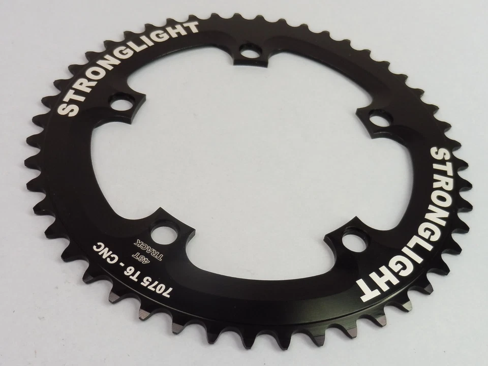 Stronglight  PCD 130 / 48  1/8"  Track  chainring / bicycle NOS - Image 2 of 3