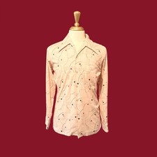 Men  s 70s Joel Disco Shirt   Large Collar, Bold Geometric Pattern