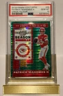 2019 Contenders Optic Patrick Mahomes II Season Ticket Green Pulsar /27 PSA 10!