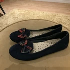 Ladies YD Blue Slip On Shoes Size 4 Eur 37