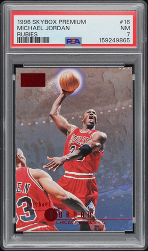 Michael Jordan [Rubies] #16 1996 Skybox Premium card