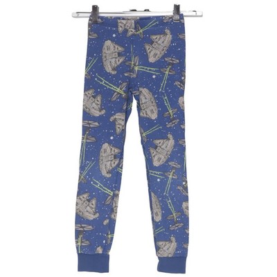 H&M x Star Wars, Pyjamahose, Größe: 134/140, Blau/Mehrfarbig, Baumwolle #dZg