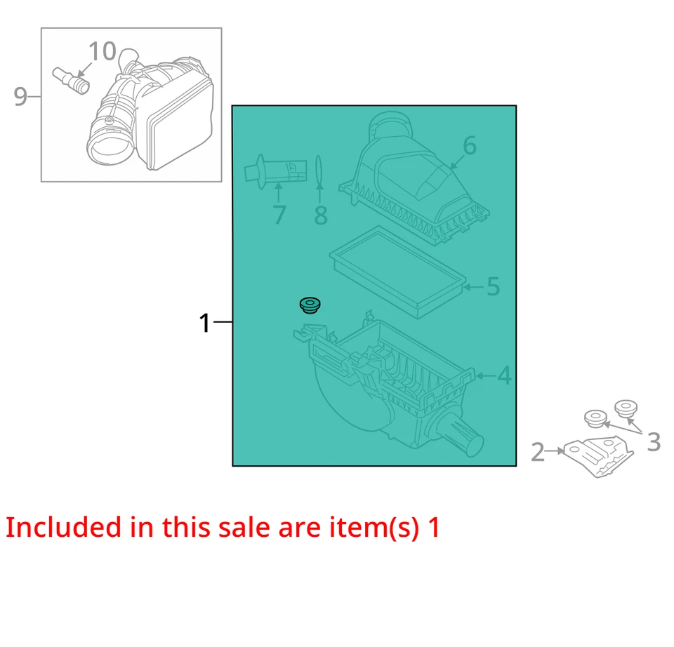 2008-2009 Ford Taurus X Air Cleaner Intake-duct Hose Tube YEYJR - Image 2 of 3