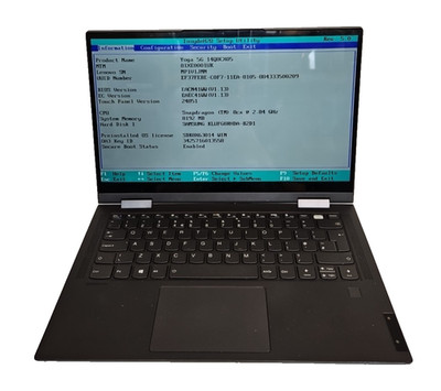 Lenovo Yoga 5G 14q8cx05 Windows 11 2 in 1 Laptop Snapdragon 8cx