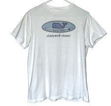 Vineyard Vines Boys XL 20 White Blue Short Sleeve T-Shirt Whale Surfboard Logo