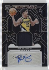 2023-24 Panini Obsidian Rookie Jersey Ink 4/99 Ben Sheppard #RJI-SHP Auto 3o8