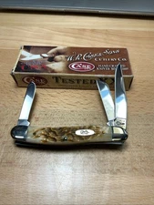 Case XX 2010 6318 SS Medium Stockman  Amber Bone / Original Box & Papers