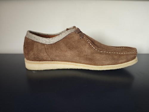Padmore & Barnes x Hanon P204 Slim Brown Suede Wallabee Casual Moccasin UK10 - Bild 3 von 11