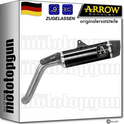 ARROW AUSPUFF ZUGELASSEN INDY-RACE ALUMINIUM SCHWARZ C MOTO GUZZI V85 TT 2023 23