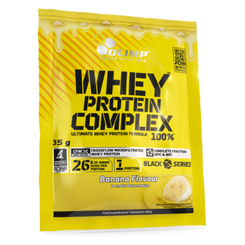 5901330082313 Whey Protein Complex 100 banan 35g saszetka Olimp Laboratories Sp 3490₽