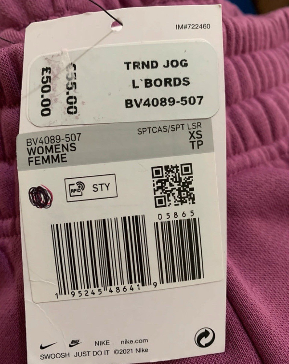 Nike Trend Loose Fit Joggers  U.K. Size XSmall Size 6 RRP £55 image 4