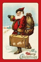 Holzschild 18X12 Cm Weihnachten Merry Christmas Schnee Deko Geschenk Holz Schild