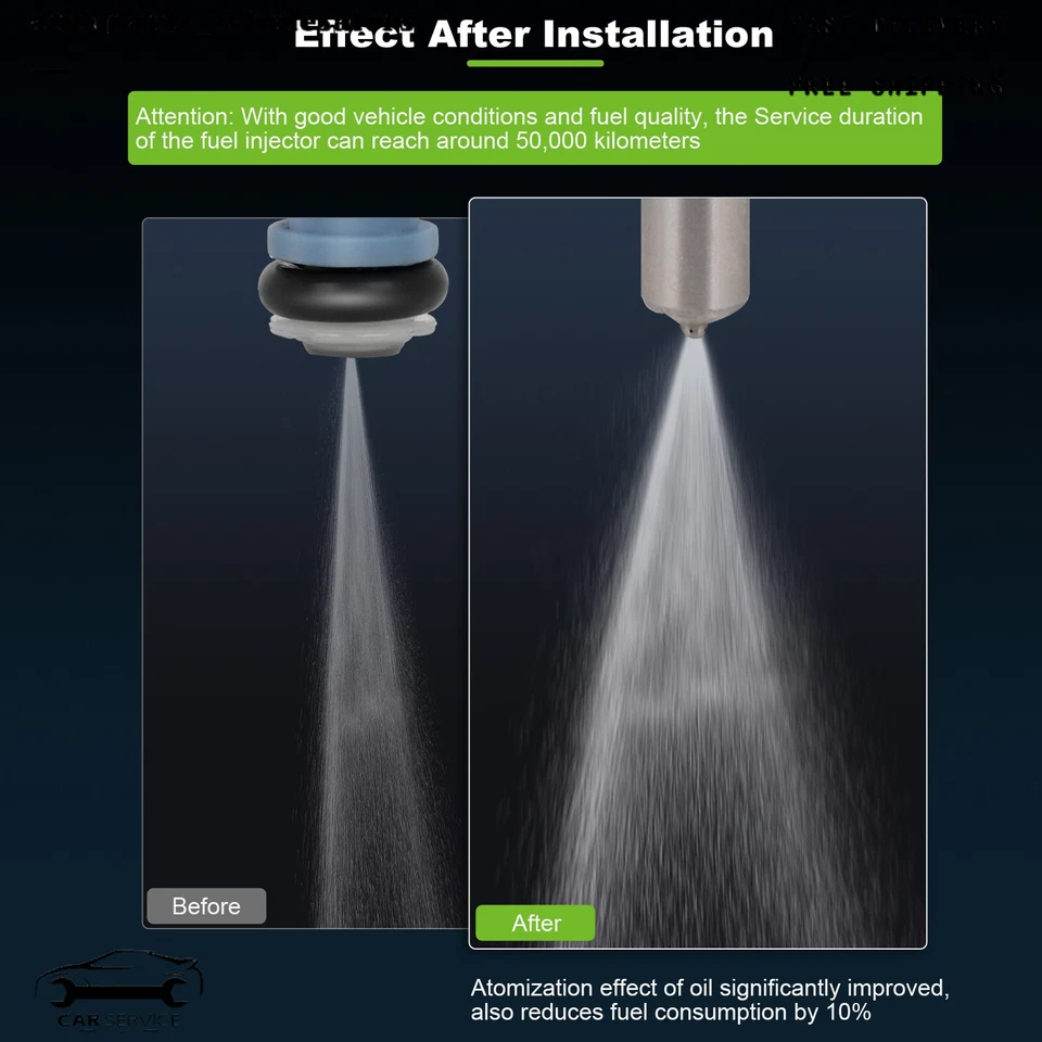 Inyector diésel nuevo para Hino 198 238 258 268 268A 308 338 338CT 358 500 7,7 L EE. UU. Foto 3 de 4