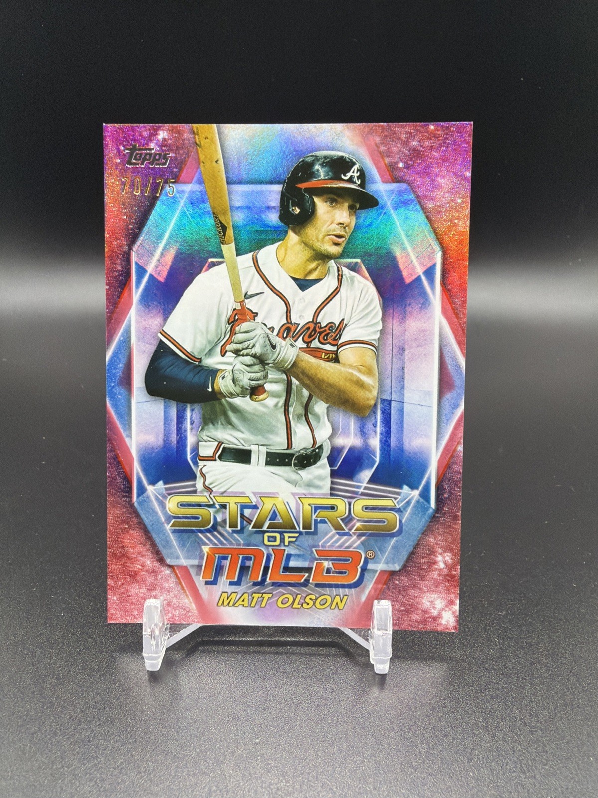 Matt Olson #SMLB-66 Baseball Cards 2023 Topps Update Stars of MLB trading card — raw and PSA graded price guide