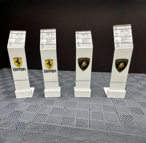 1/18 Diorama Car Display Board Model Car Garage Scene Prop Model Accessories Toy - Picture 2 of 19