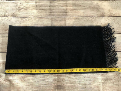 VTG NORDSTROM 100% LAMBS WOOL SCARF MADE IN WEST GERMANY 11” X 50