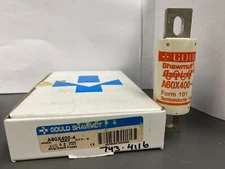 New Gould Shawmut A60X400-4 Amp-Trap Semi-Conductor Fuse KBC-400 600 Volts