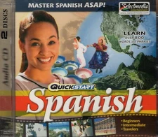 Quickstart Spanish -  Master Spanish ASAP - 2 Audio CDs  (BRAND NEW)