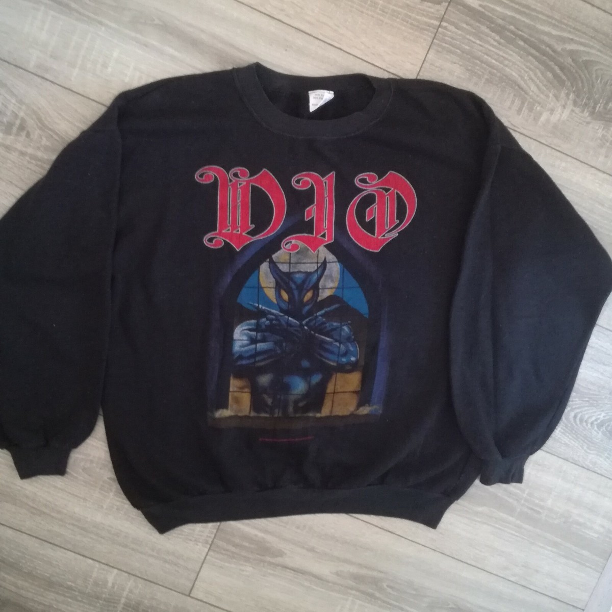 Vintage Dio band Dream Evil 1987 Europe Tour sweatshirt size Vintage Dio band Dream Evil 1987 Europe Tour sweatshirt size