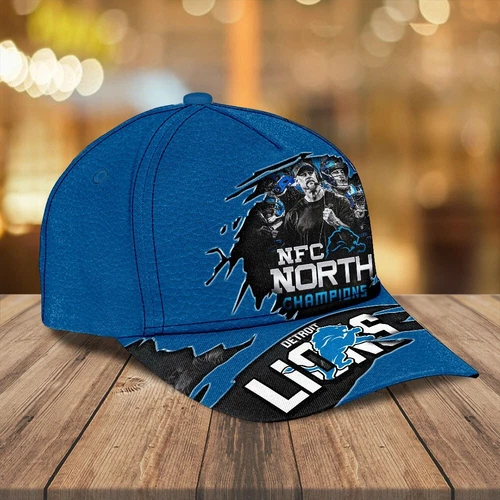 Detroit Lions Classic Cap, Detroit Game Day Football Cap, Lions Team Football Champions Cap