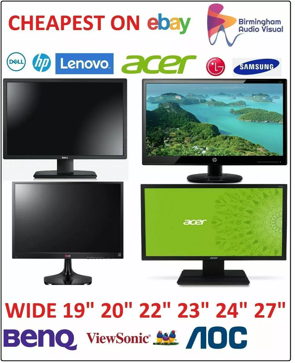 Monitor de computadora PC TFT barato 19 20 22 24 pantalla HDMI DP  VGA