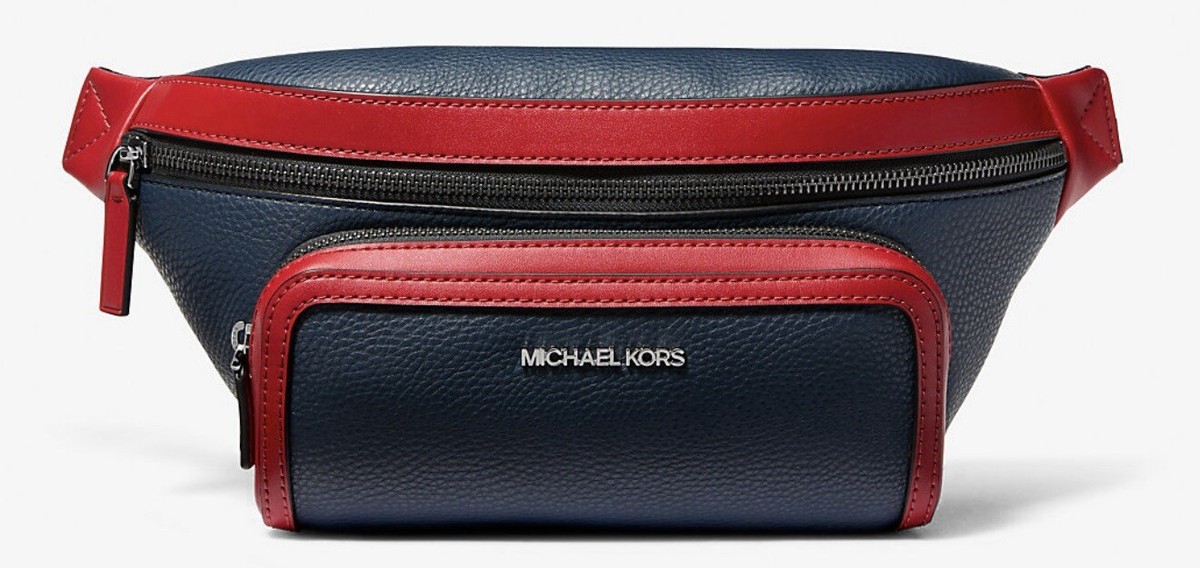 Michael Kors Cooper Two Tone Crossbody Sling Pack Belt Bag