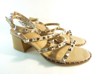 Sincerely Jules Women Shoes Sandals Nude Studded Gladiator Size