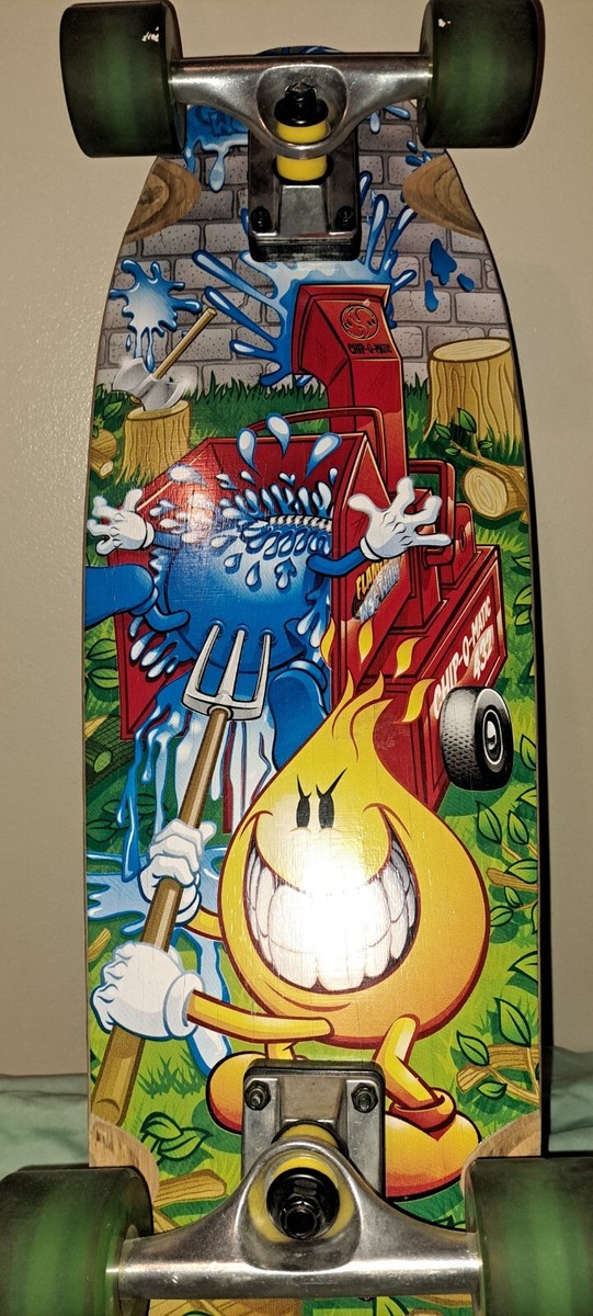 World Industries Skateboard Deck Speed Demons Wet Willy Vs Flame