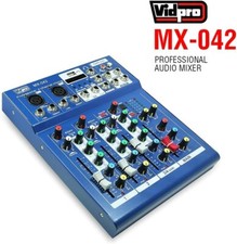 Vidpro MX-042 Professional Audio Mixer Sound Board Console Desk Interface MP3...