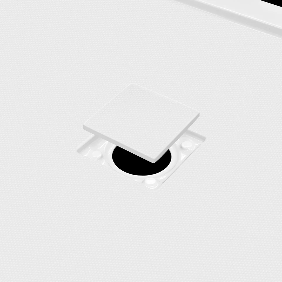 Base de ducha 60"x30" sartén umbral simple/doble drenaje central por LessCare Foto 4 de 4