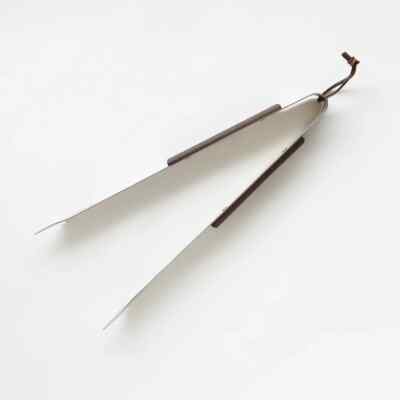Lamson - 15'' Tail-Gater Walnut Tongs, Walnut Handle