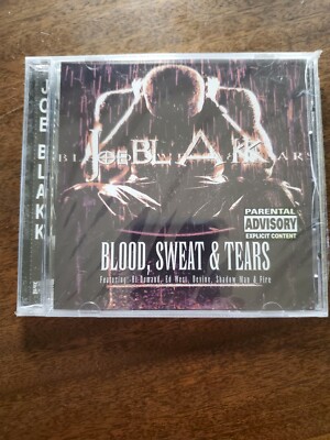 Joe Blakk Blood Sweat Tears Cd Explicit Lyrics Sealed Ebay