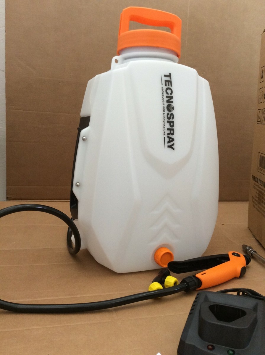 Pompa Irroratrice A Batteria TECNOSPRAY LE6 - Serbatoio 6 Litri, Per Giardinaggio E Sanificazione - Foto 5