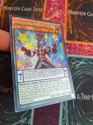遊戯王　pooh Yu-Gi-Oh! TCG Performapal Pendulum Sorcerer BOSH-EN090 Secret Rare