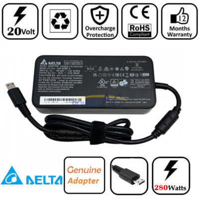 OEM 280W 20V 14A MSIGP66-Leopard-11UX GP76 Leopard Intel 10th Gen Laptop Adapter