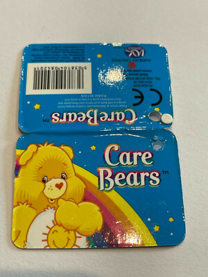 ORIGINAL SUNSHINE CARE BEAR PLÜSCHTIER STOFFTIER HANGTAG TAG KARTE ETIKETT COPYRIGHT 2008