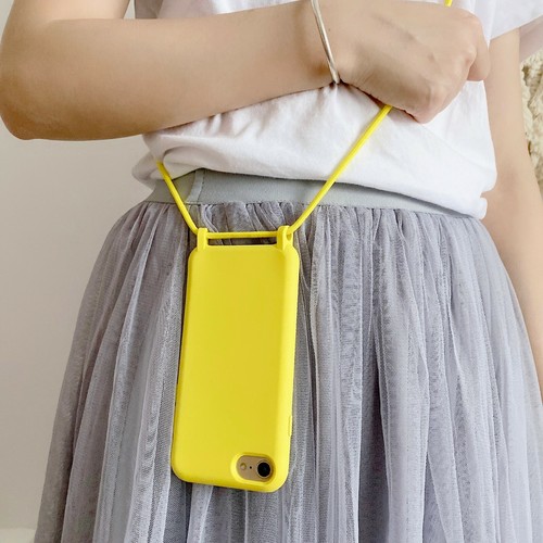 Crossbody Liquid Silicone Phone Case For iPhone 11 12 13 Pro Max XR XS 7 8 SE - 第 11/26 張圖片