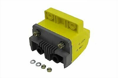 M Yellow Super Coil for Points Ignition for Harley Davidson by