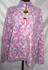 Eddie Bauer Women's Long Sleeve Polar Fleece Quarter Zip Pullover Small Medium