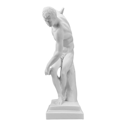 Discobolus Discus Thrower Nude Male Athlete Greek Roman Statue Sculpture - Picture 3 of 10